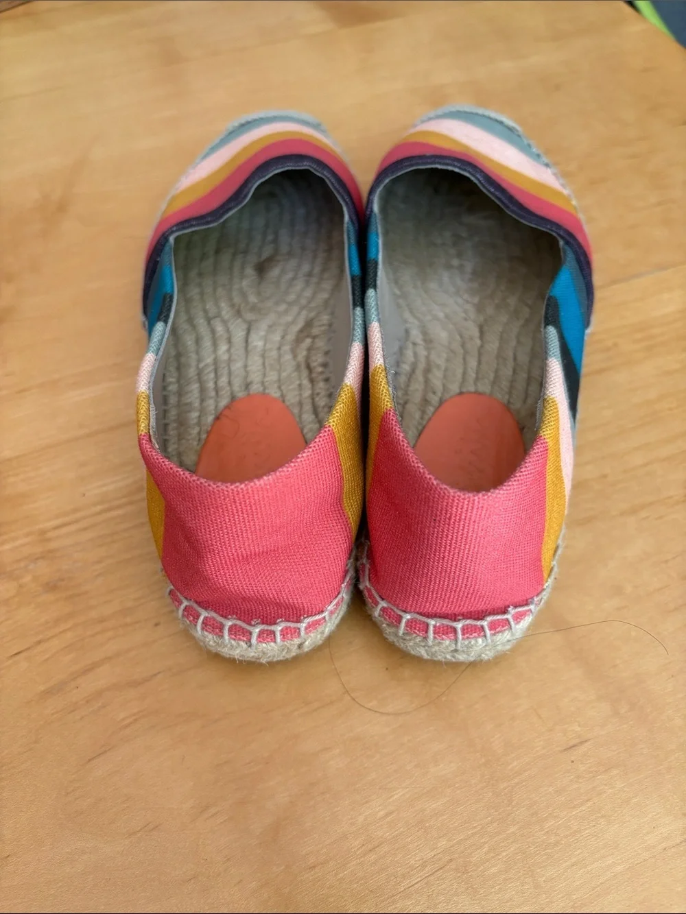Paul Smith Sunny Canvas Striped Espadrille 7.5